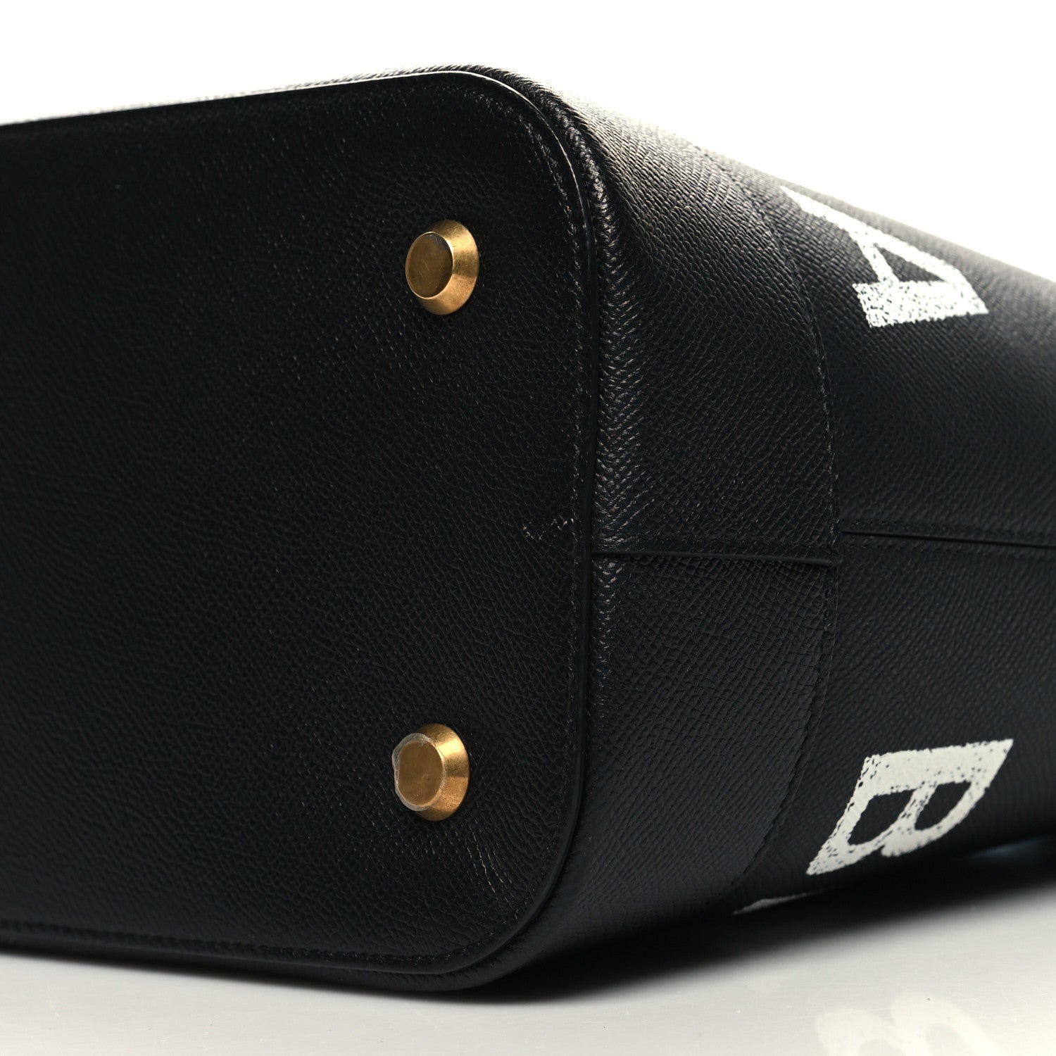 Balenciaga Grained Calfskin Ville Aj Tote Black 10 of 10