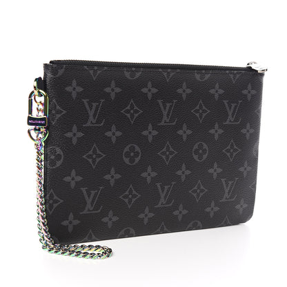 Louis Vuitton Monogram Eclipse Fragment Design iPad Pouch 3 of 7