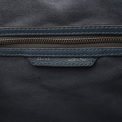 Celine Drummed Calfskin Mini Luggage Orage 6 of 12
