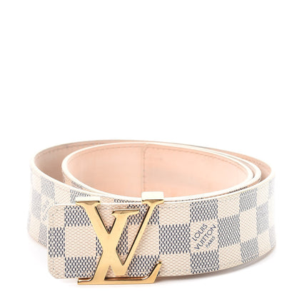 Louis Vuitton Damier Azur LV Initiales Belt 90 36 1 of 12