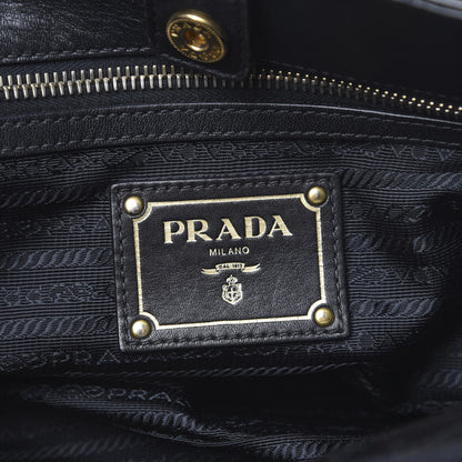 Prada Soft Calfskin Tote Black 6 of 10
