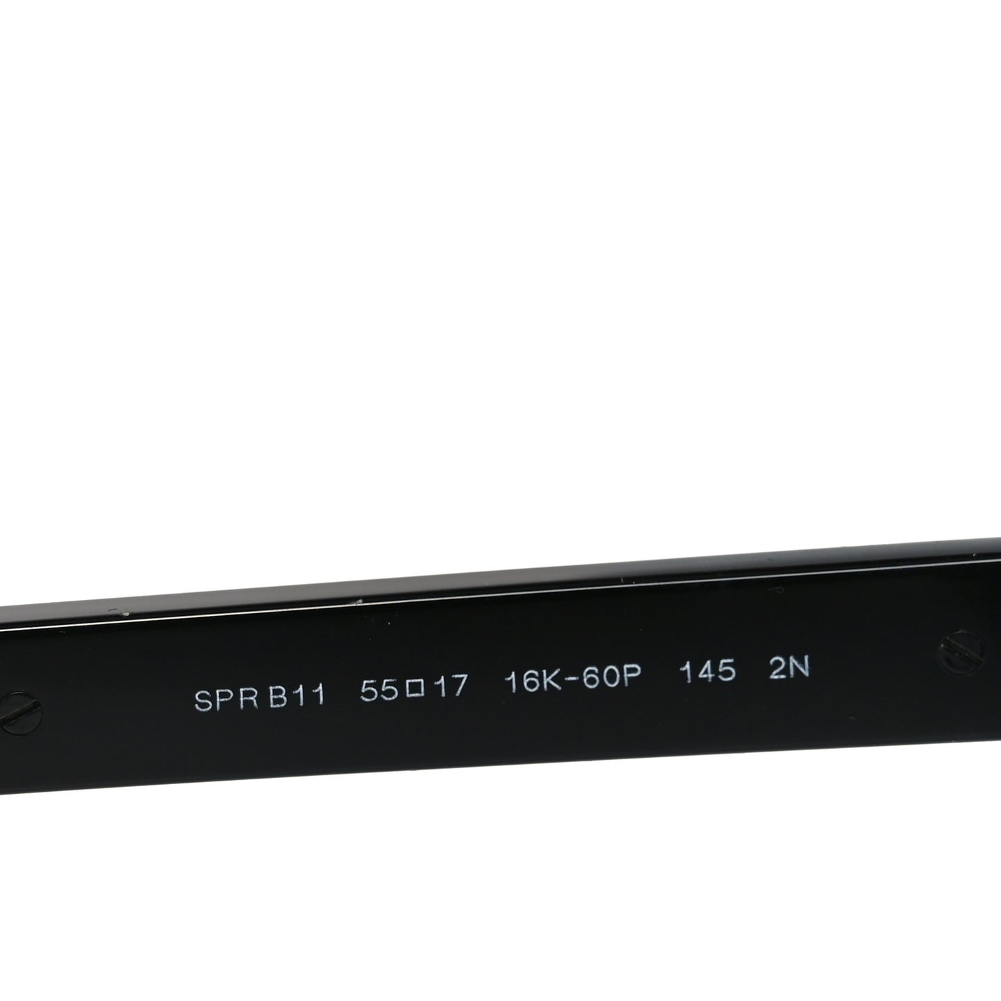 Acetate Rectangular Sunglasses SPR B11 Black