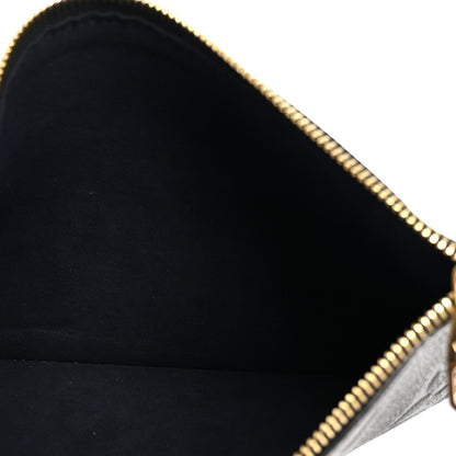 Louis Vuitton Empreinte Monogram Giant Neverfull MM Pochette Black 5 of 6
