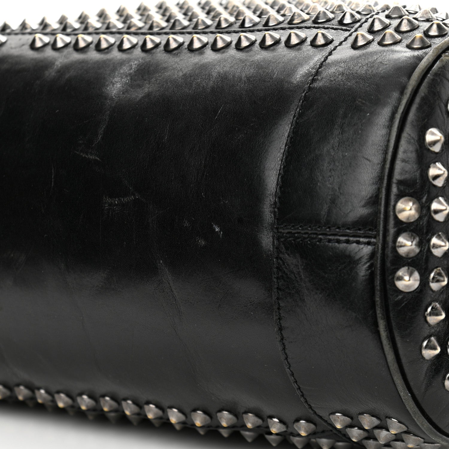 Burberry Lambskin Studded Small Edenham Satchel Black 22 of 22