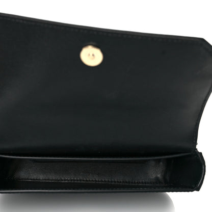 Givenchy Calfskin Embossed Logo Bond Chain Camera Bag Black 5 of 10