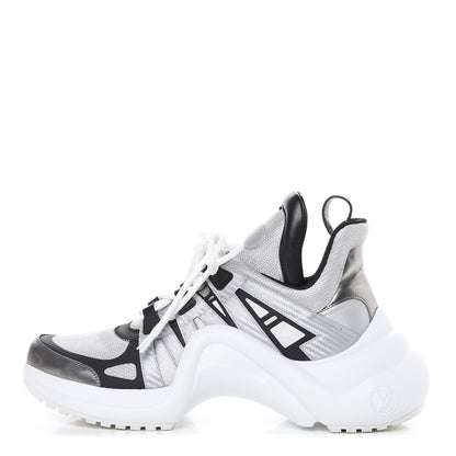 Louis Vuitton Calfskin Technical Nylon LV Archlight Sneaker 42 White 1 of 12