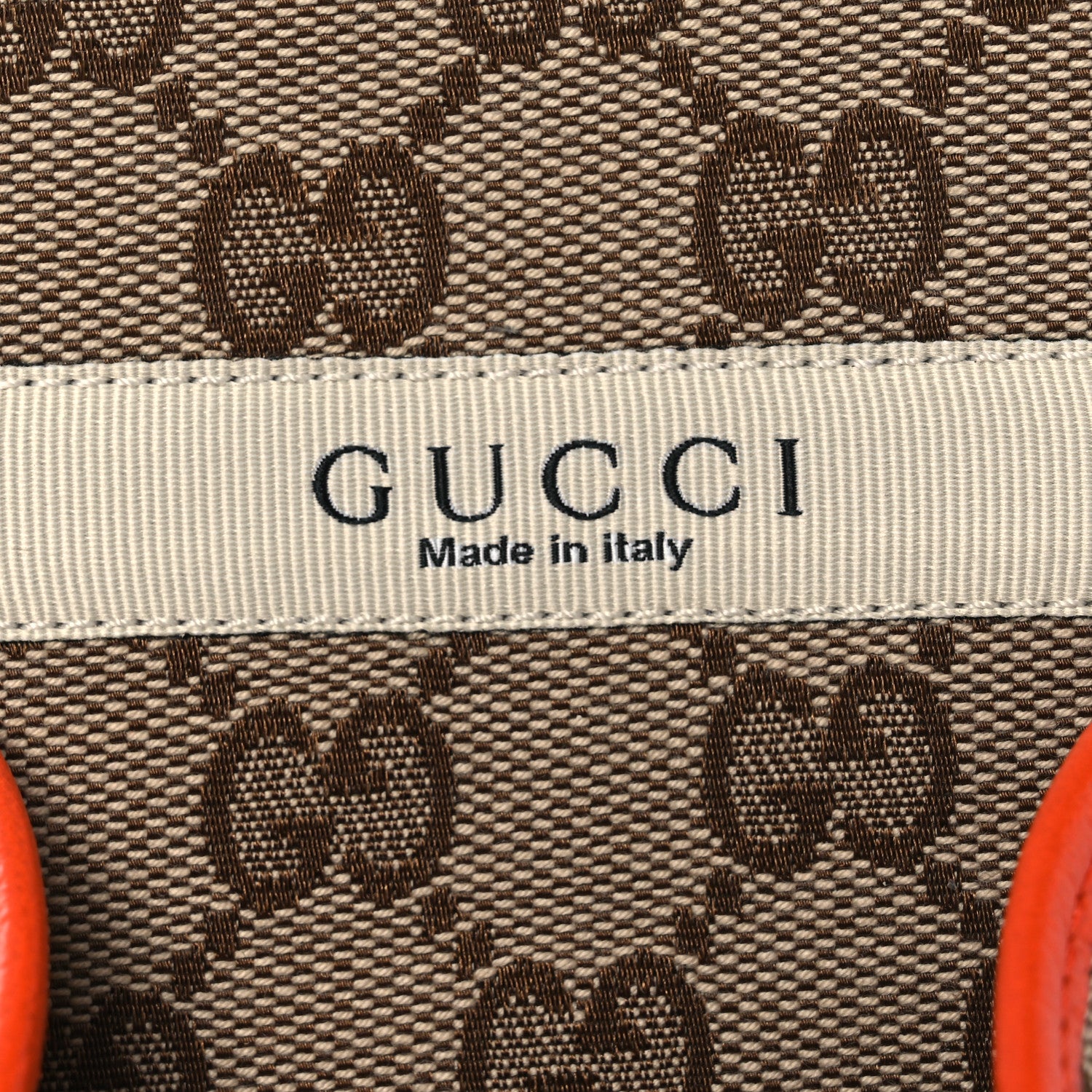 Gucci x NORTH FACE Canvas GG Monogram Clog Mules 10 Beige Mystic White Deep Orange 9 of 11