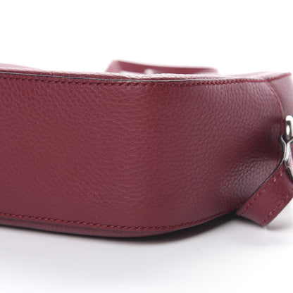 Gucci Pebbled Calfskin Studded Small Soho Disco Bag Soft Burgundy 9 of 10