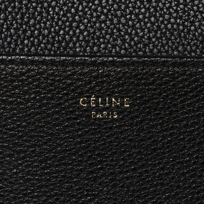 Celine Soft Grained Calfskin Sangle Bucket Bag Black 6 of 11