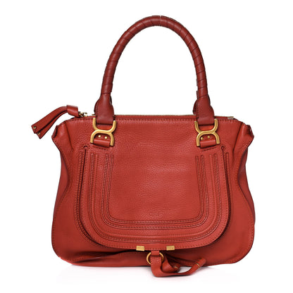 Chloe Calfskin Medium Marcie Satchel Maple Leaf 1 of 8