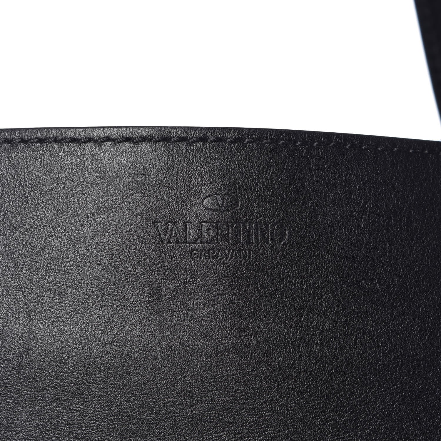 Valentino Garavani Vitello Lovestud Tote Black 8 of 15
