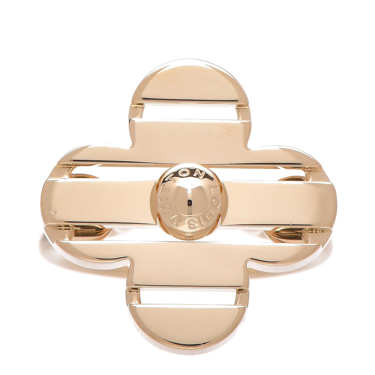 18K Yellow Gold Fleur Ring 50 5.25