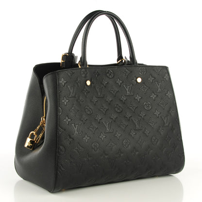 Louis Vuitton Empreinte Montaigne GM Black 3 of 8