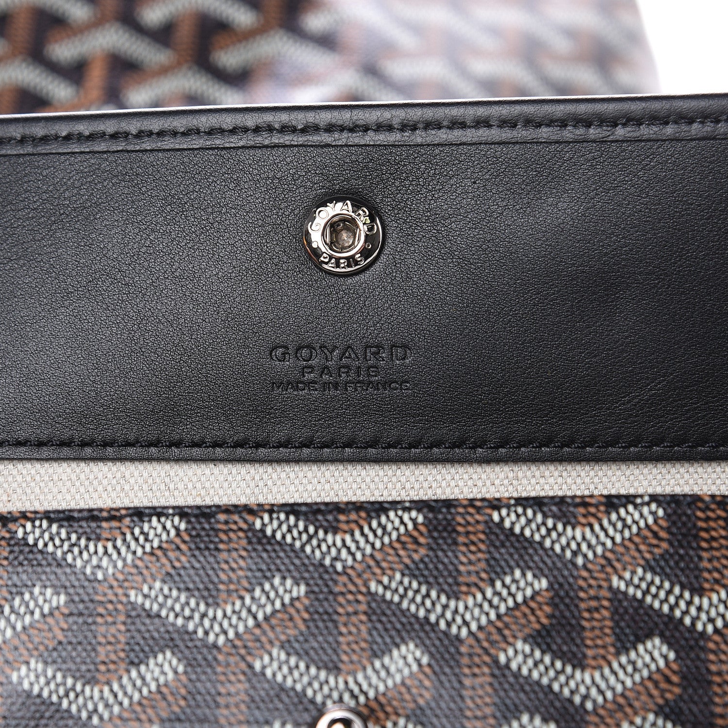Goyard Goyardine Saint Louis PM Black 6 of 9