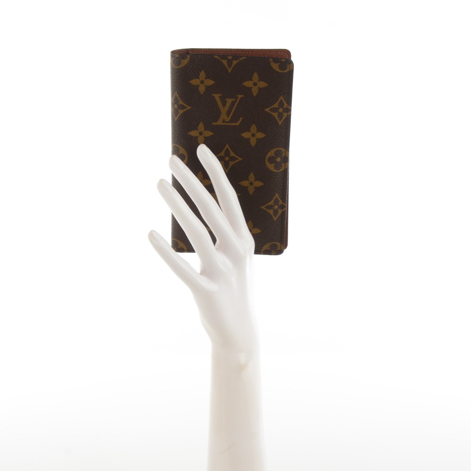Louis Vuitton Monogram Porte Valeurs Checkbook Wallet 2 of 7