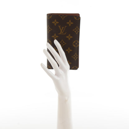 Louis Vuitton Monogram Porte Valeurs Checkbook Wallet 2 of 7