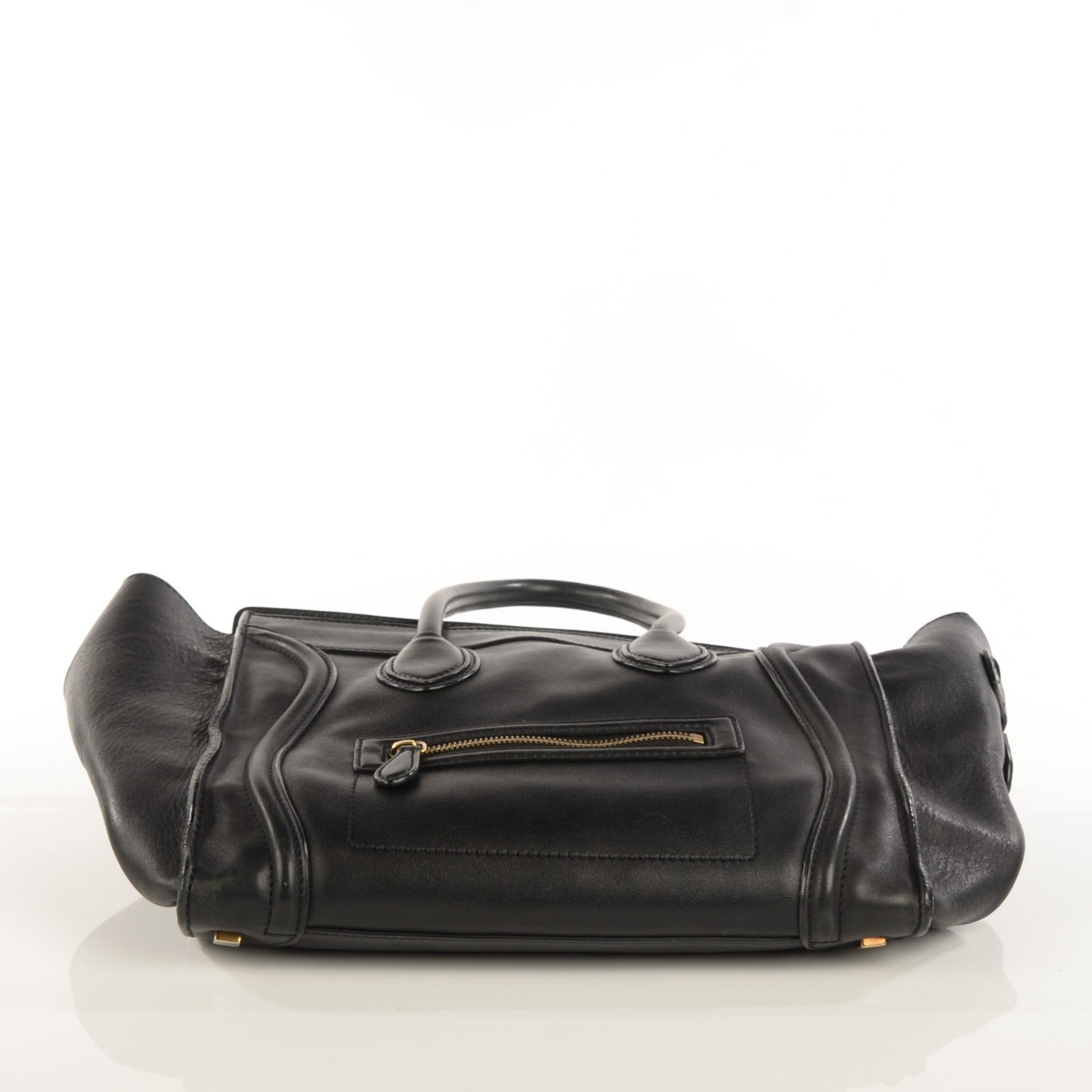 Celine Smooth Calfskin Mini Luggage Black 2 of 10