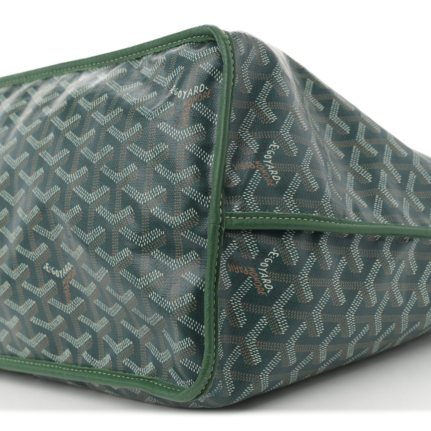 Goyardine Reversible Anjou GM Green