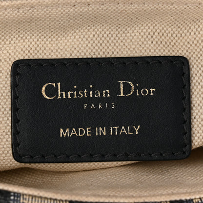Christian Dior Oblique Mini Saddle Bag Blue 6 of 10
