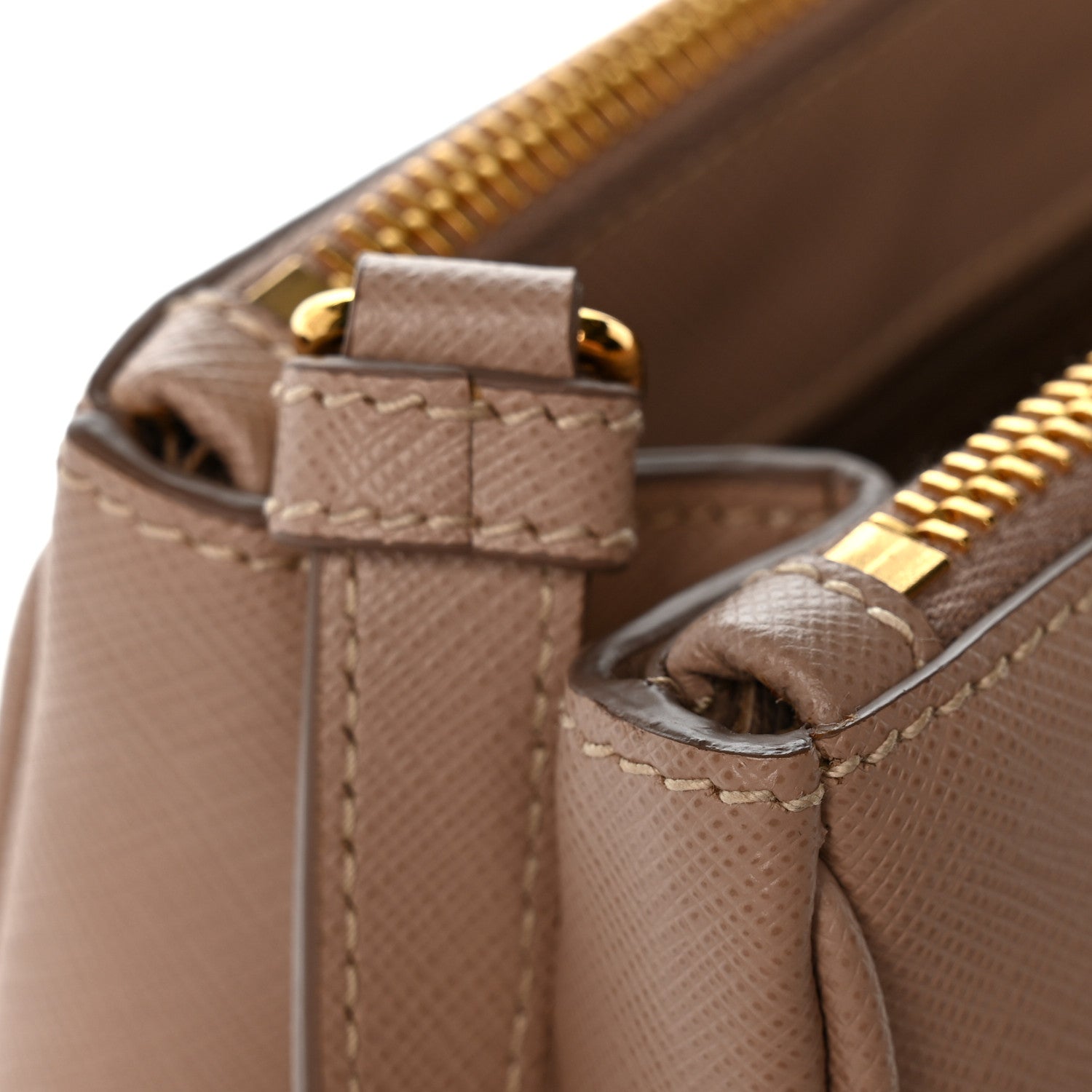 Prada Saffiano Small Galleria Double Zip Tote Cipria 13 of 13