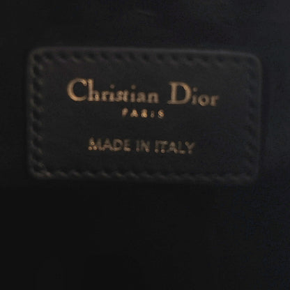 Christian Dior Calfskin Macro Cannage Small Book Tote Black 6 of 10