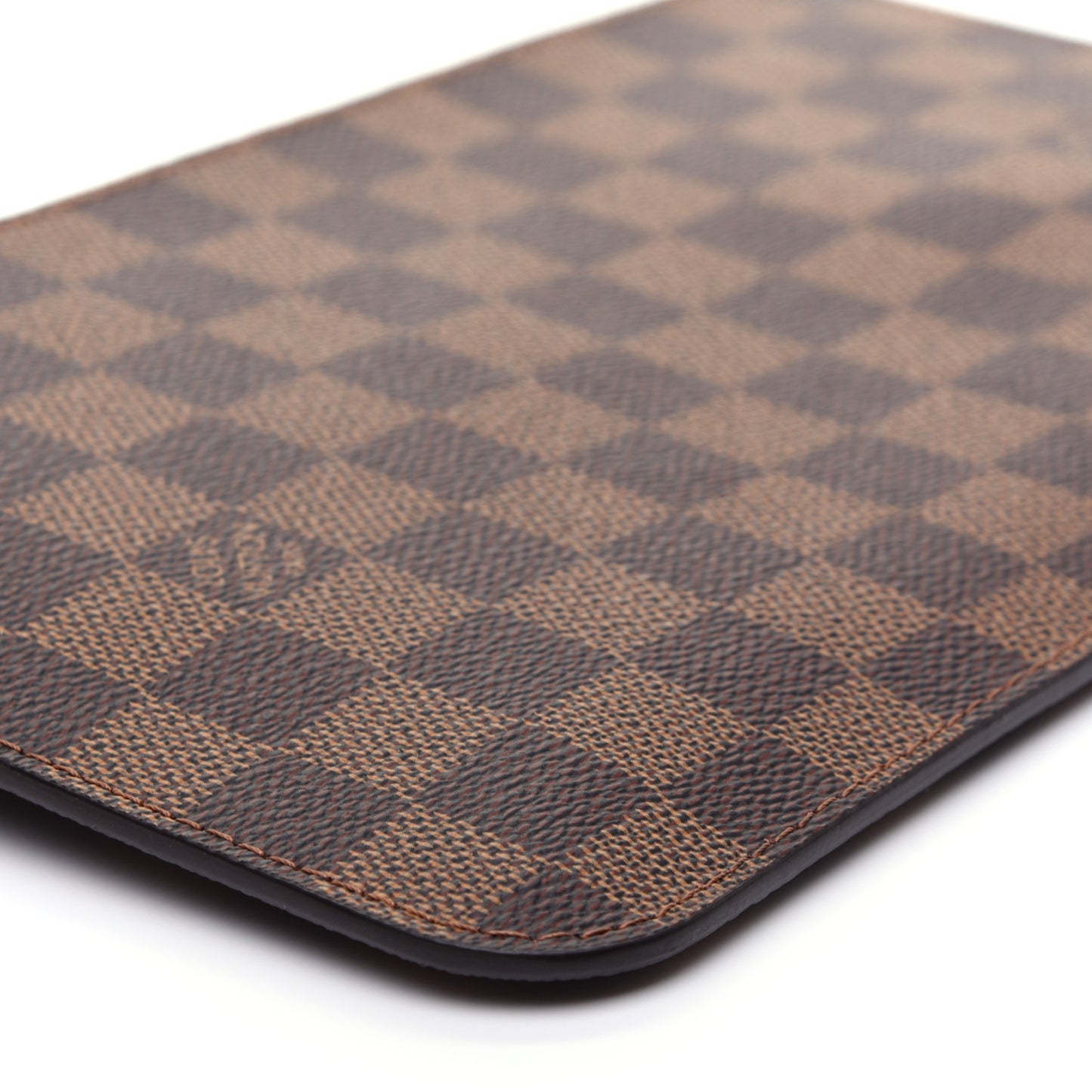 Damier Ebene Neverfull MM GM Pochette Rose Ballerine