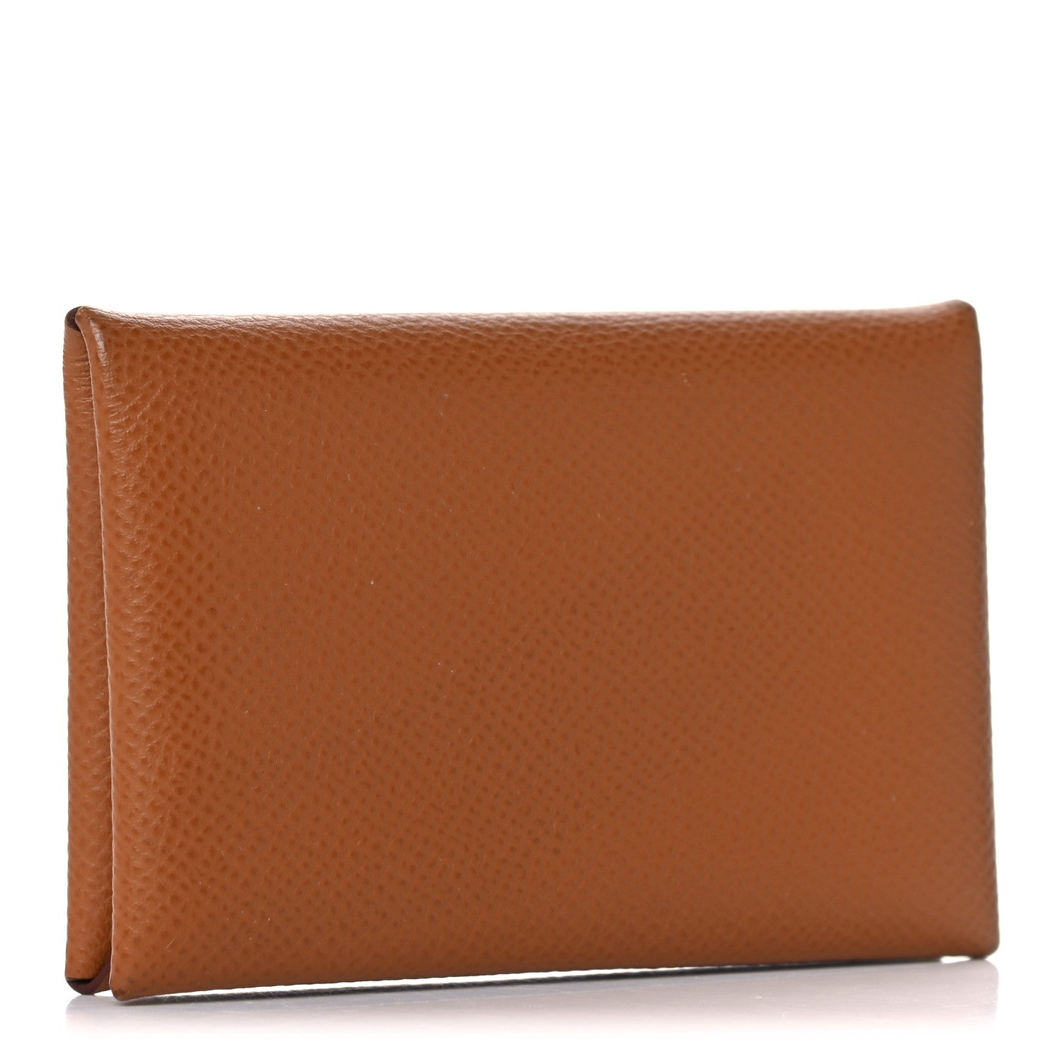 Hermes Epsom Calvi Card Case Gold 3 of 9