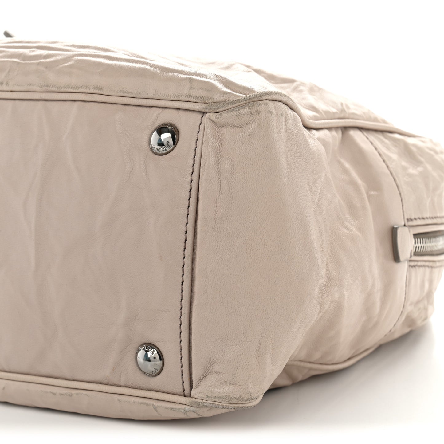 Nappa Antik Bauletto Satchel Argilla