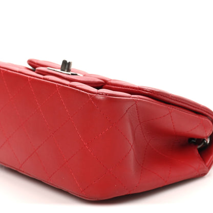 Chanel Lambskin Quilted Mini Square Flap Red 9 of 9