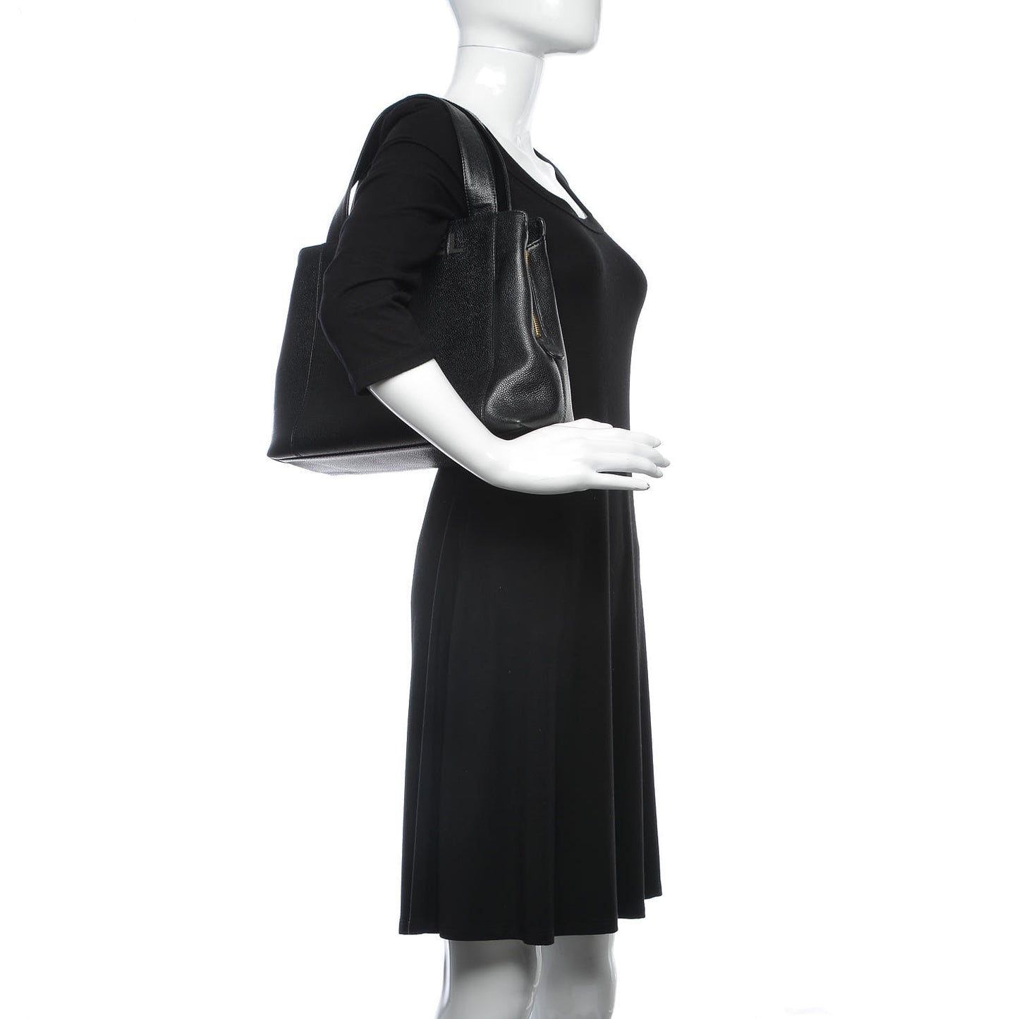 Caviar Shopper Tote Black