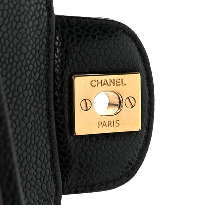 Chanel Caviar Quilted Small Double Flap Black 7 of 11