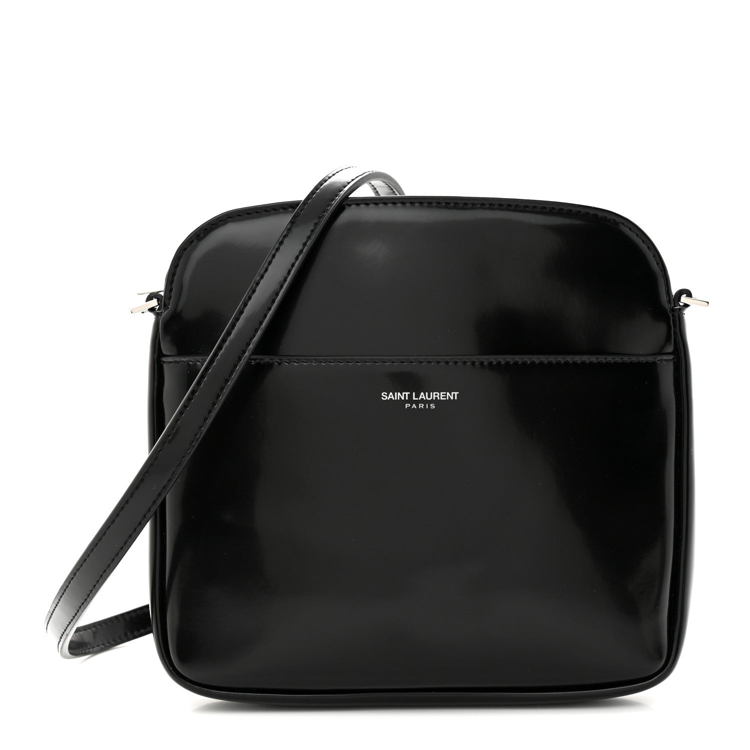 Saint Laurent Brushed Calfskin Mini Camera Bag Black 1 of 10