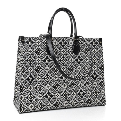 Louis Vuitton Jacquard Since 1854 Onthego GM Grey 3 of 8
