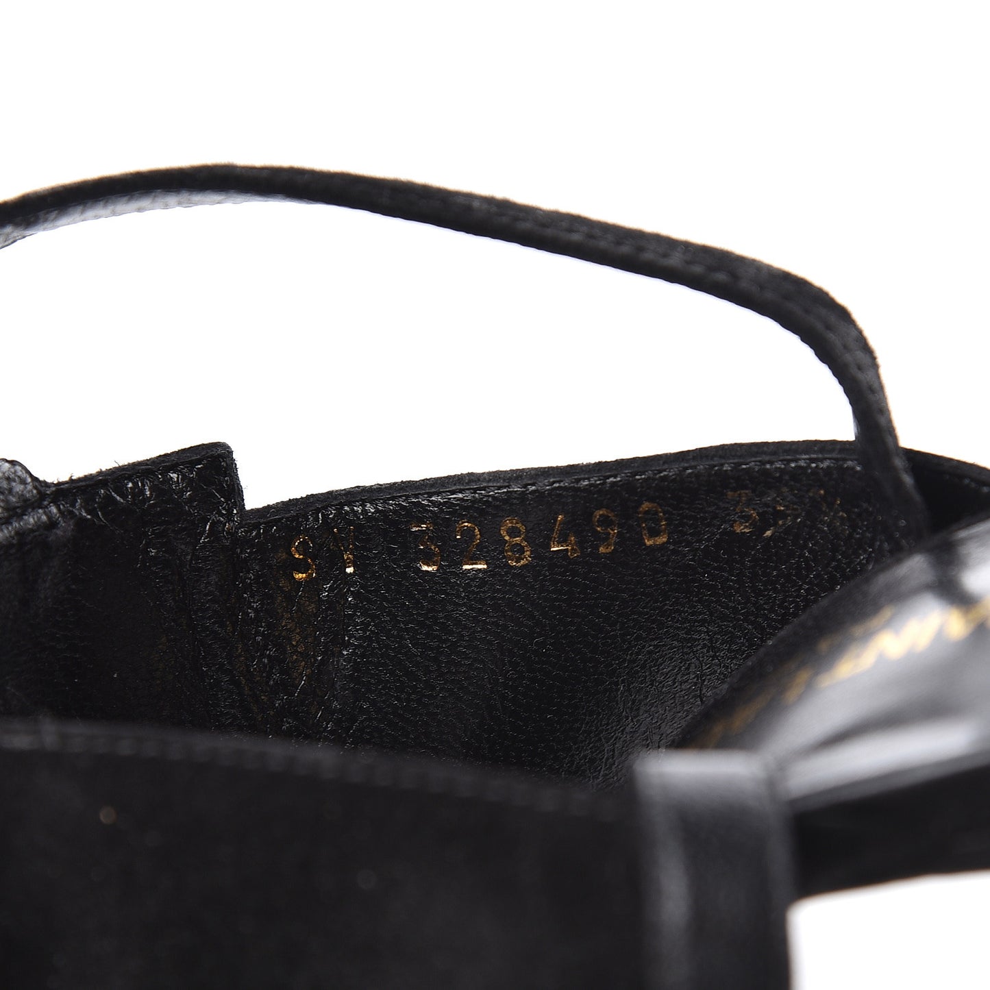 Suede Janis Sandals 35.5 Black