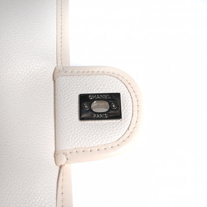 Chanel Caviar French Riviera Large Flap White 8 of 8