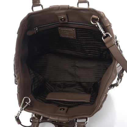 Prada Soft Calf Satchel Bambu 6 of 9
