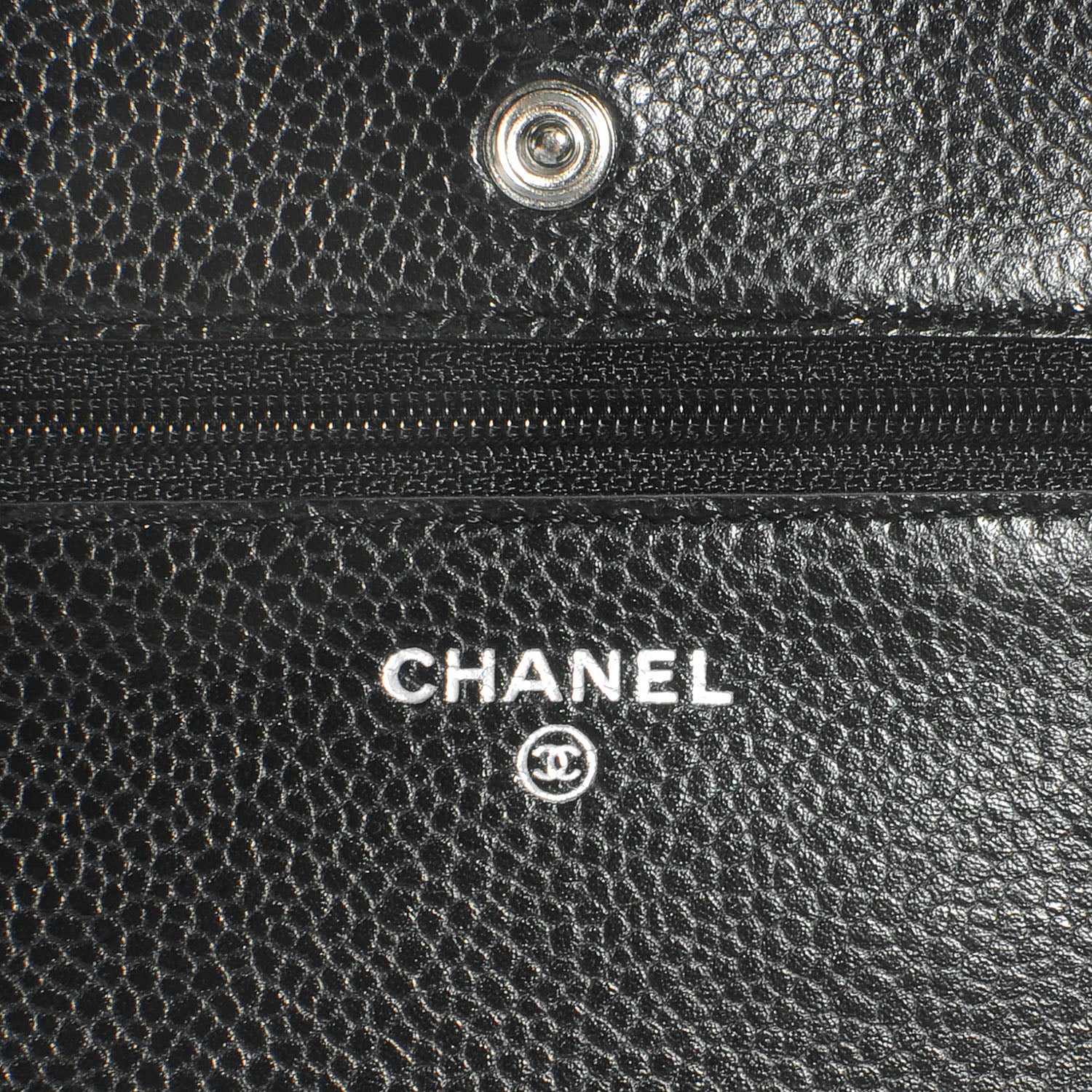 Chanel Caviar Wallet on Chain WOC Black 6 of 8
