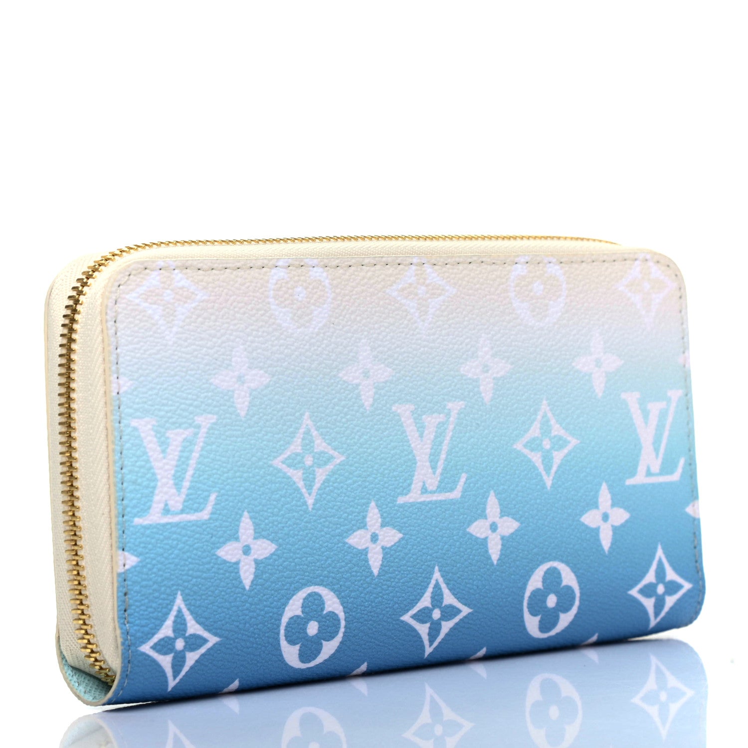Louis Vuitton Monogram Giant By The Pool Zippy Wallet Blue 3 of 7