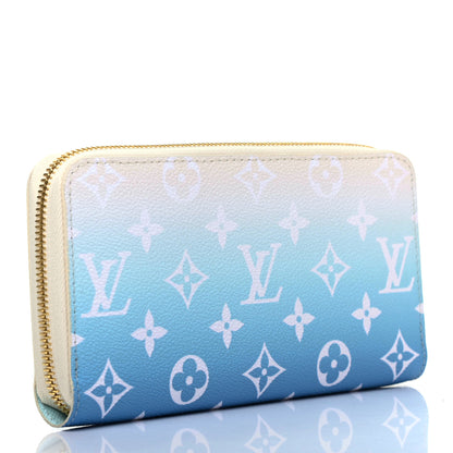 Louis Vuitton Monogram Giant By The Pool Zippy Wallet Blue 3 of 7