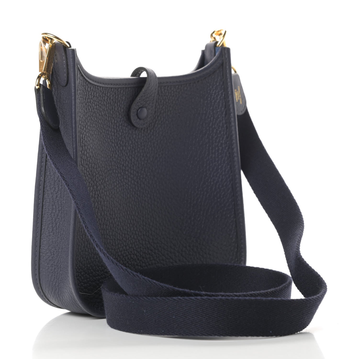 Hermes Taurillon Clemence Evelyne TPM Bleu Nuit 3 of 13