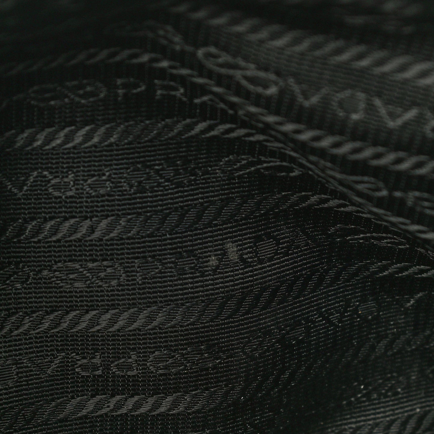 Tessuto Nylon Pochette Bag Black