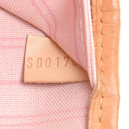 Louis Vuitton Damier Azur Neo Neverfull MM Rose Ballerine 9 of 9