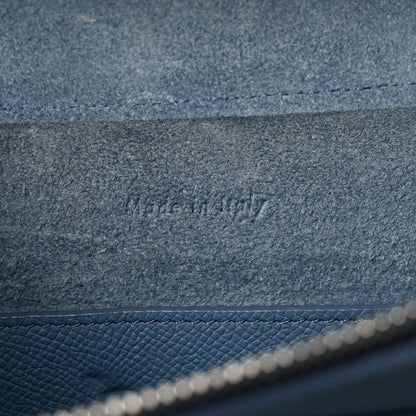 Celine Grained Calfskin Mini Belt Bag Slate Blue 7 of 10