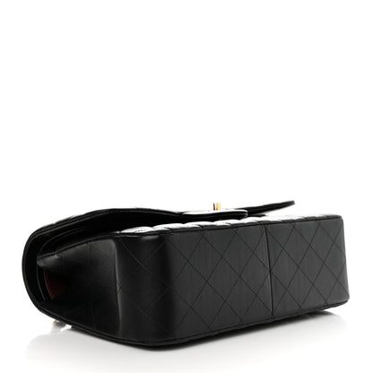 Chanel Lambskin Quilted Jumbo Double Flap Black 4 of 11