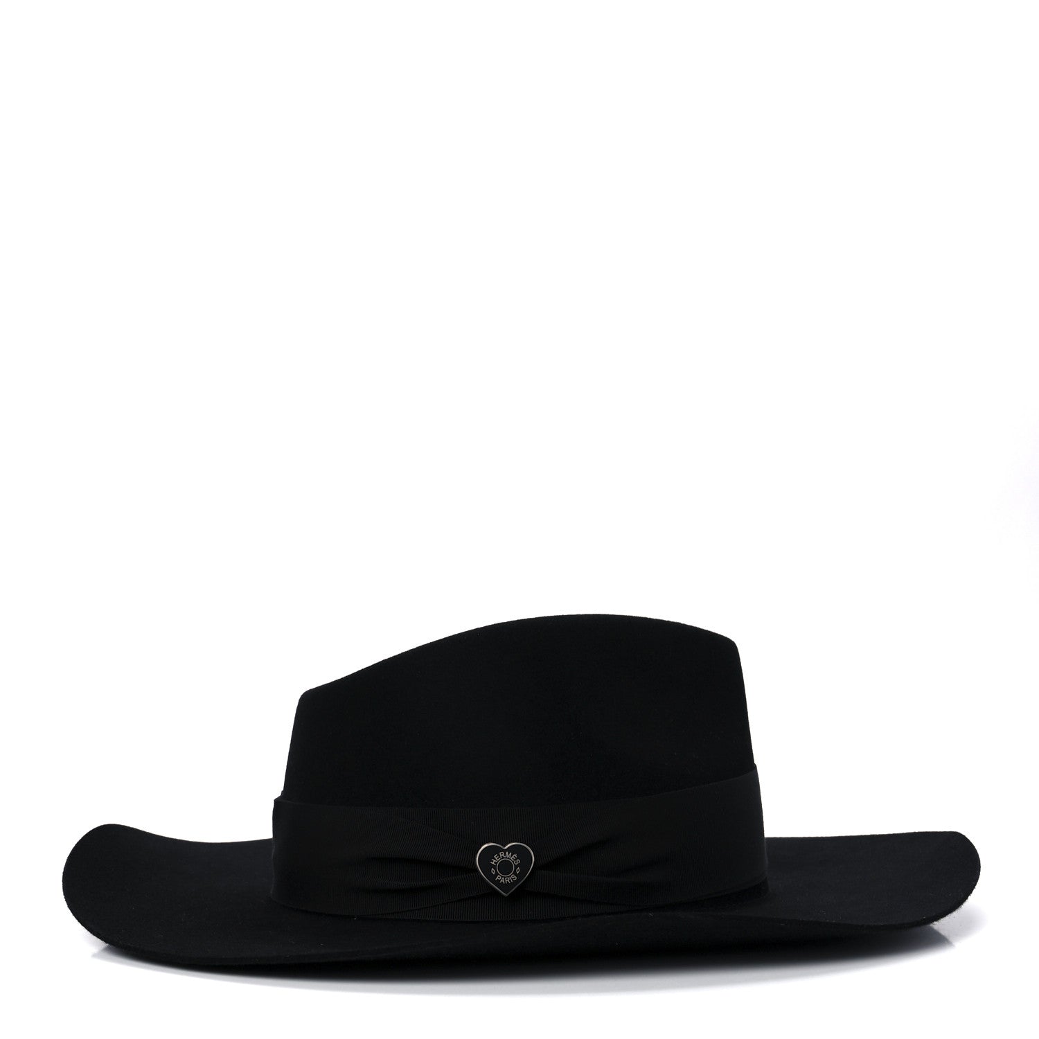 Hermes Rabbit Felt Faubourg Love Hat 57 Black 8 of 13