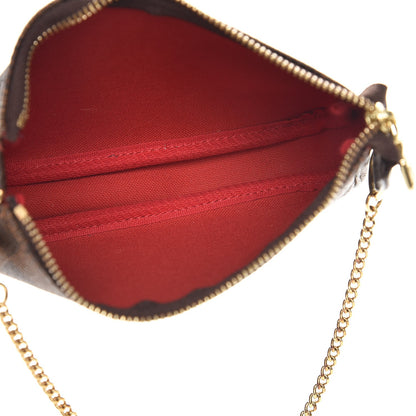 Louis Vuitton Damier Ebene Mini Pochette Accessories 5 of 7
