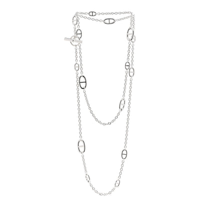 Hermes Sterling Silver Farandole Necklace 120 3 of 5