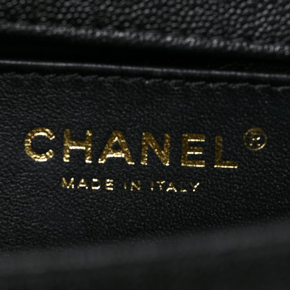 Chanel Caviar Quilted Small Boy Messenger Bag Black 6 of 9