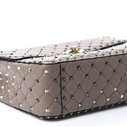 Valentino Garavani Nappa Large Rockstud Spike Shoulder Bag Clay 6 of 9
