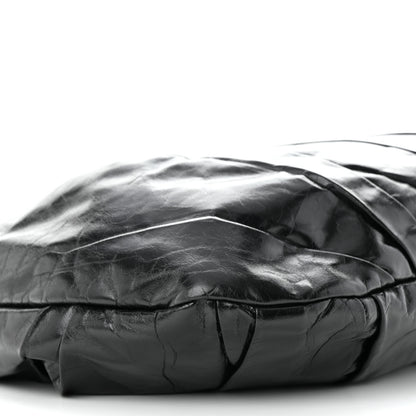 Chanel Glazed Calfskin Twisted Hobo Black 9 of 11